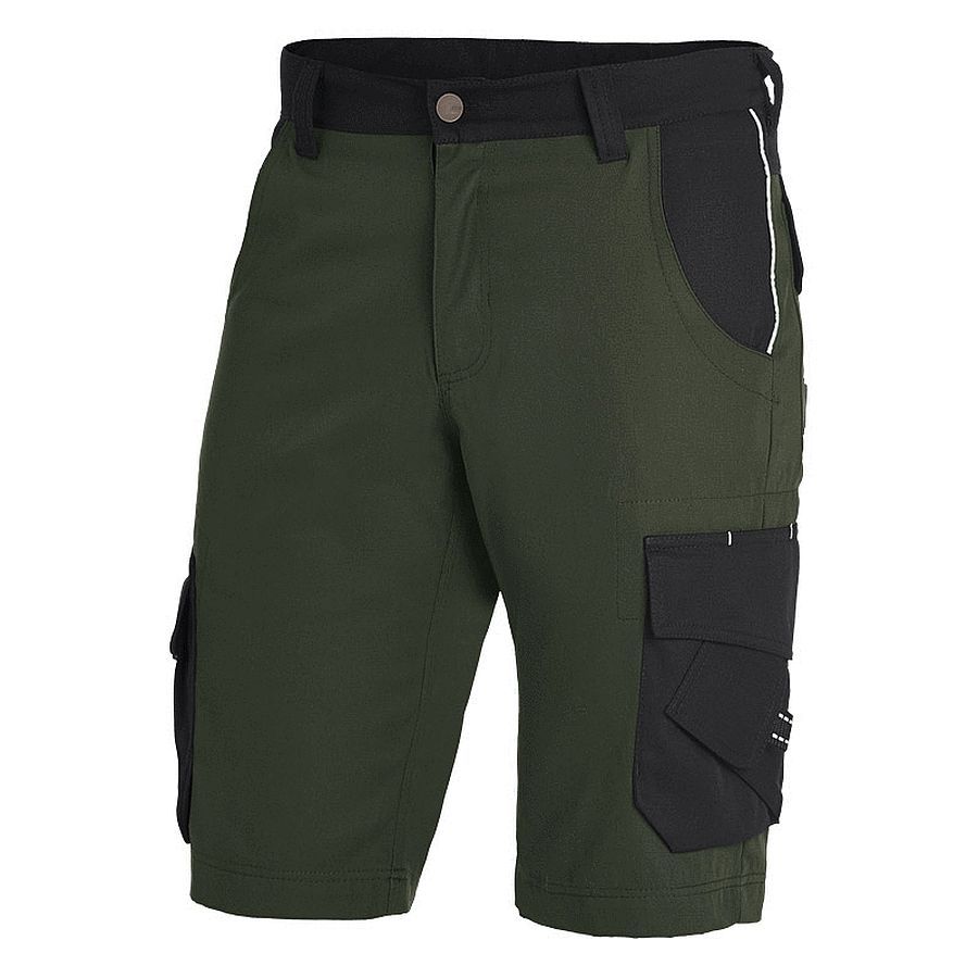 FHB Theo Bermuda Arbeitshorts Oliv/Schwarz 130530
