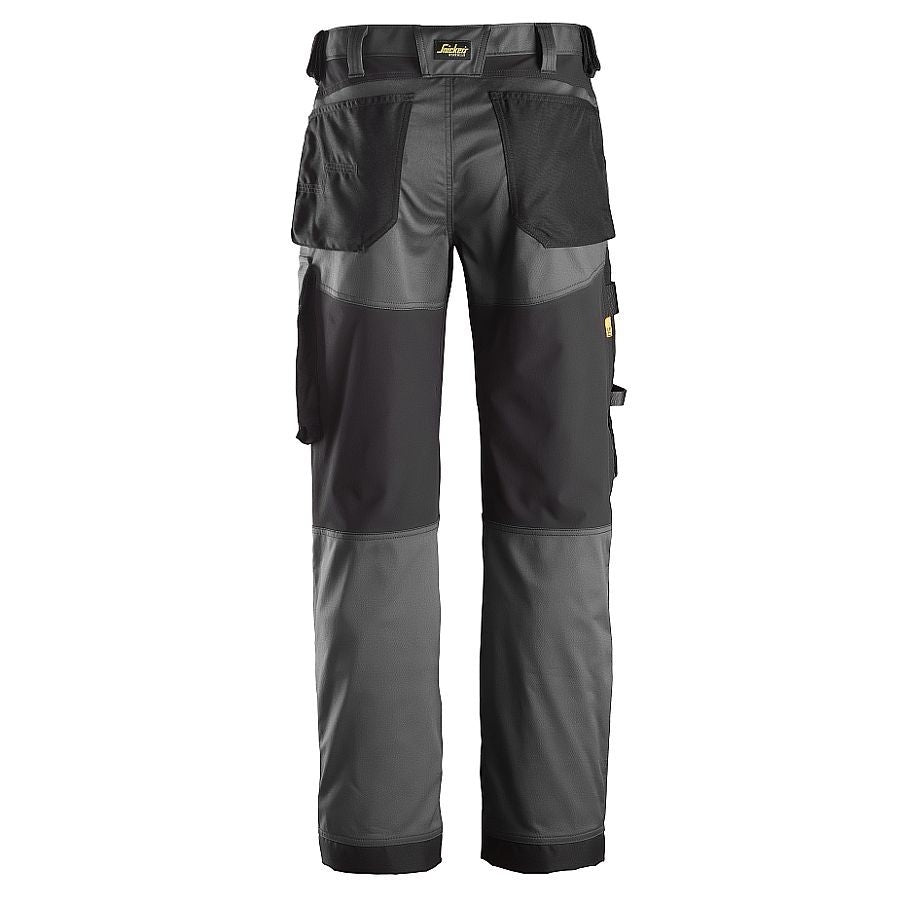 Snickers AllroundWork Stretch Loose Fit Arbeitshose Grau/Schwarz 6351