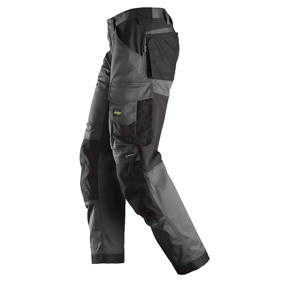 Snickers AllroundWork Stretch Loose Fit Arbeitshose Grau/Schwarz 6351