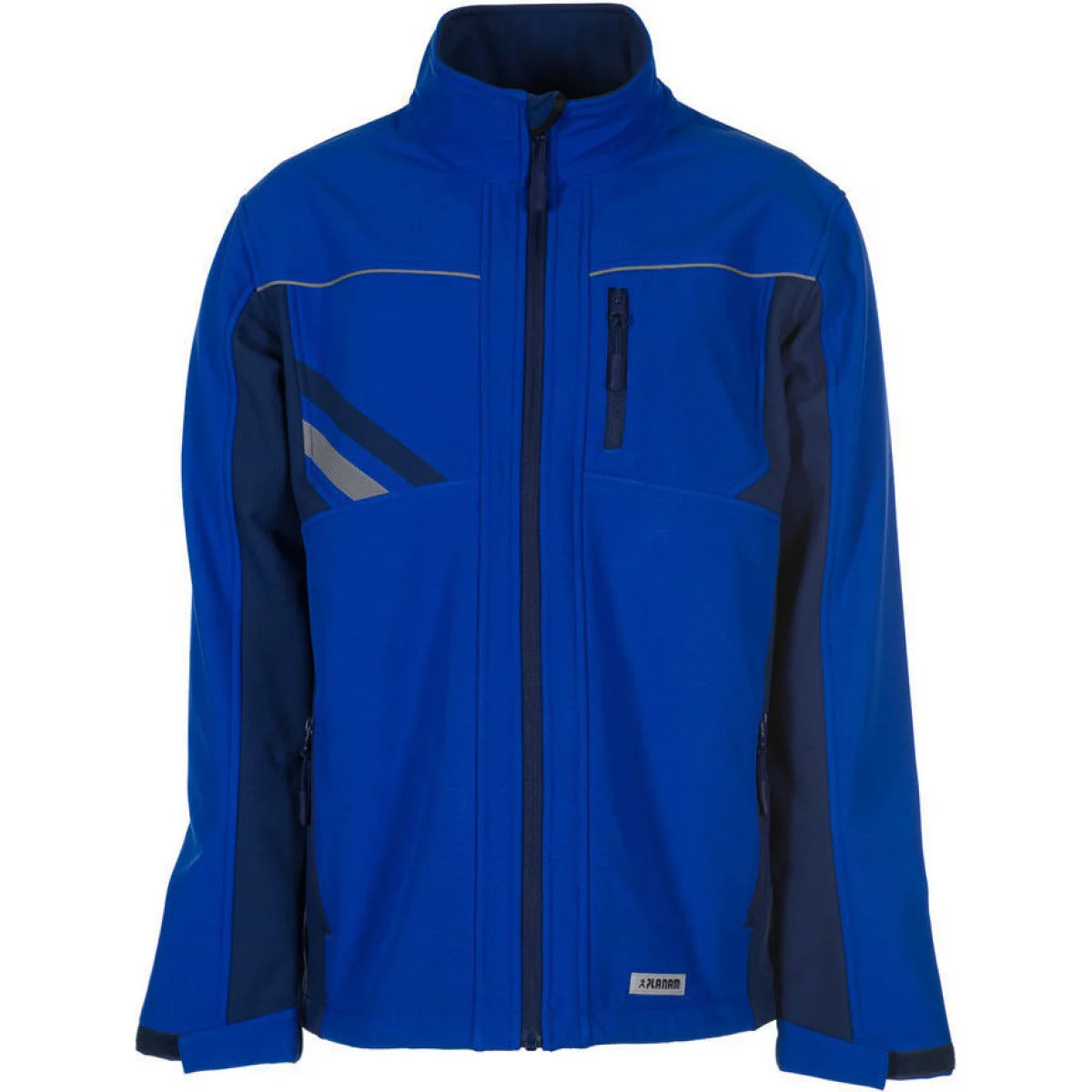 Planam Highline Herren Softshelljacke kornblau/marine/zink 2380