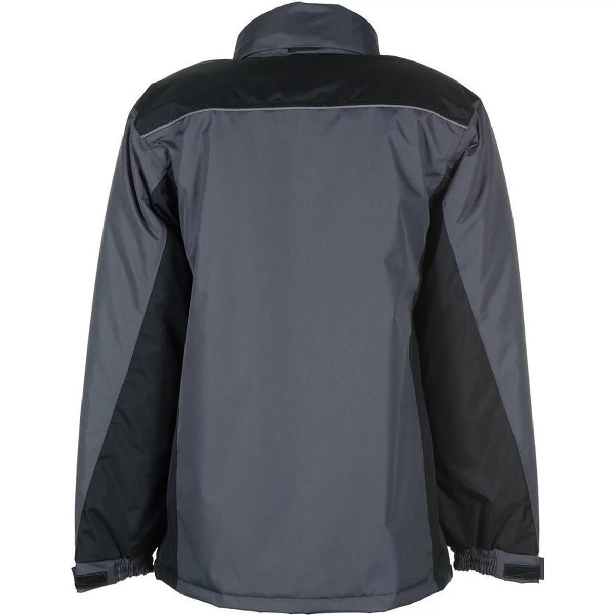 Planam Highline Herren Winterjacke schiefer/schwarz/rot 2302