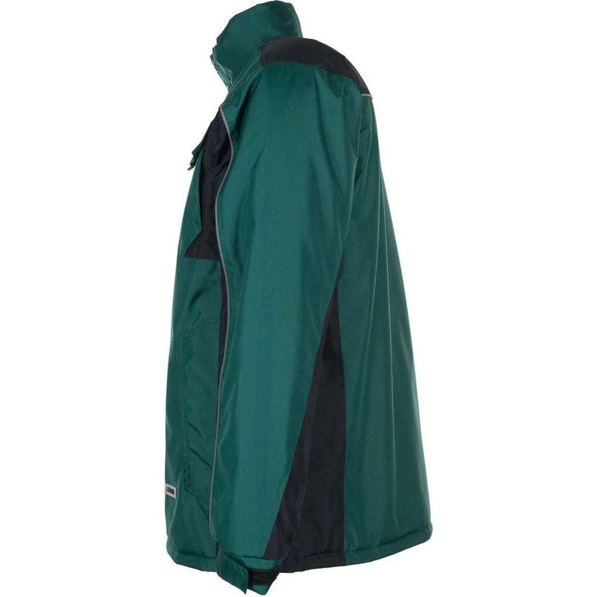 Planam Highline Herren Winterjacke grün/schwarz/rot 2305