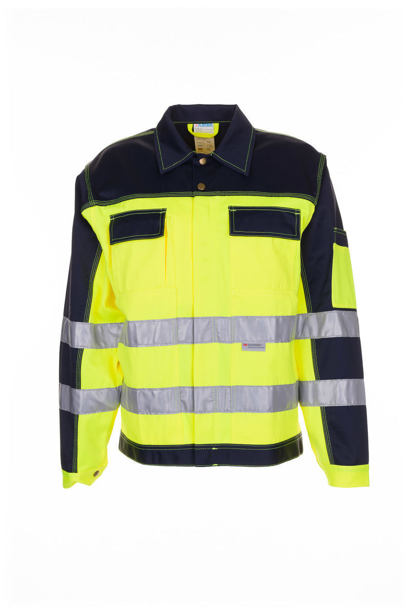 Planam Warnschutz Bundjacke 2-farbig Gelb/Marine 2007