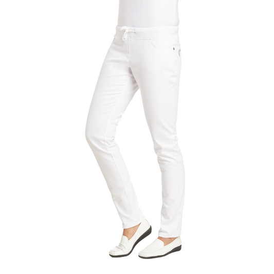 Leiber Damen Hose 5-Pocket Weiß 08/1060