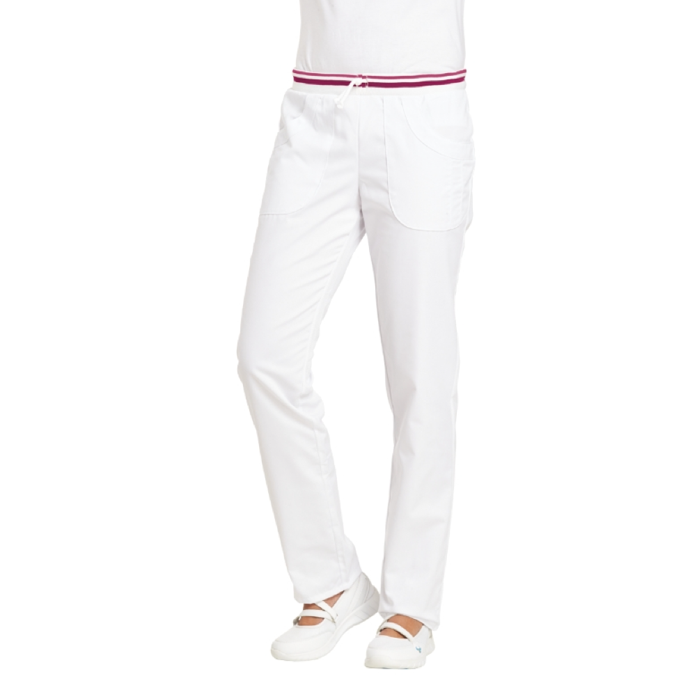 Leiber Praxis Damenhose Schlupfhose Weiß 08/6750