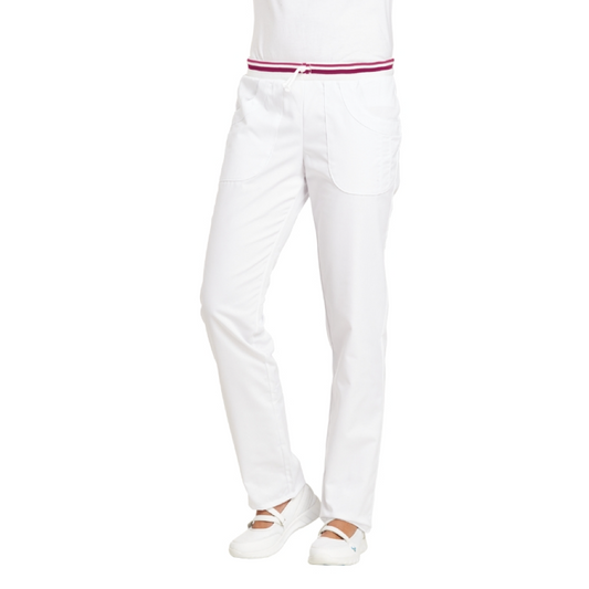 Leiber Praxis Damenhose Schlupfhose Weiß 08/6750