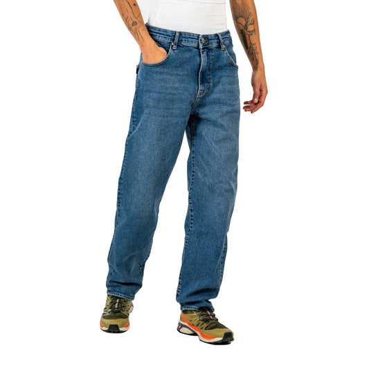 Reell Solid Jeans Tapered Fit Retro Mid Blue