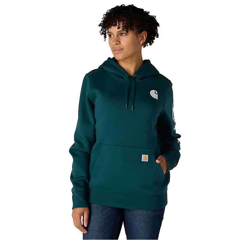 Carhartt Damen Hoodie Logo Sleeve Graphic Sweatshirt 102791
