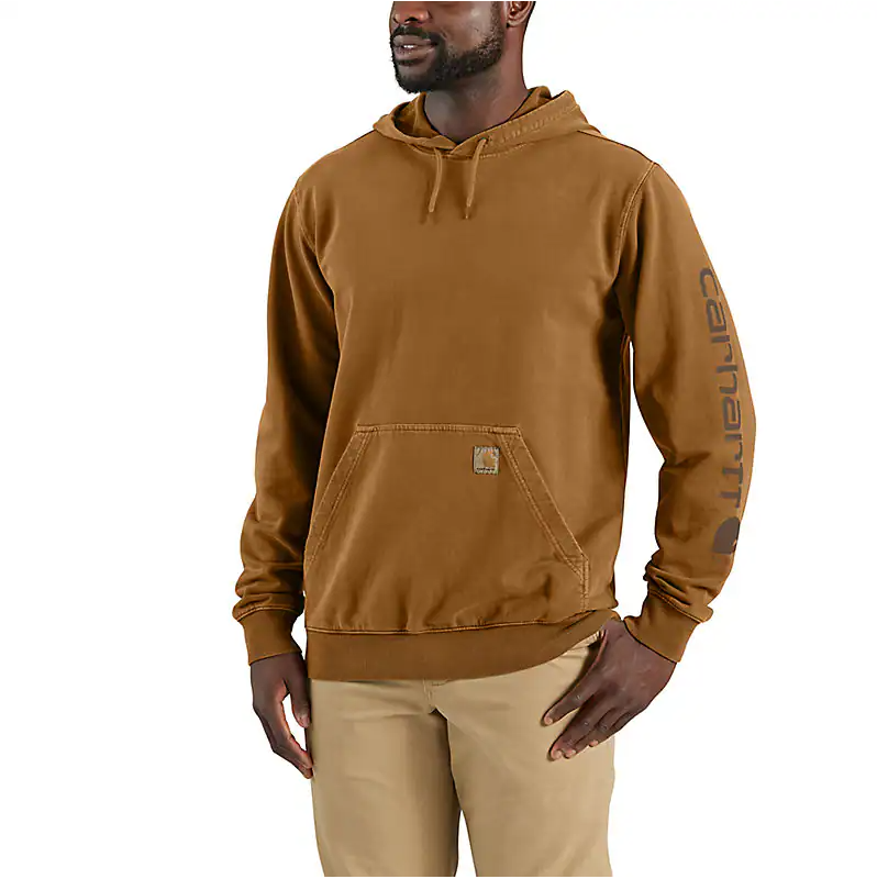 Carhartt Garment Dyed Durham-Sweatshirt mit Logo und Rundhalsausschnitt 106253