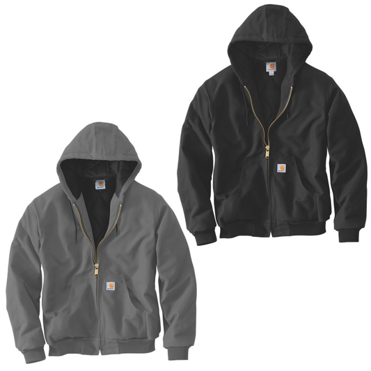 Carhartt j140 Loose Fit Firm Duck Insulated Flannel Lined Active Jacket 106673