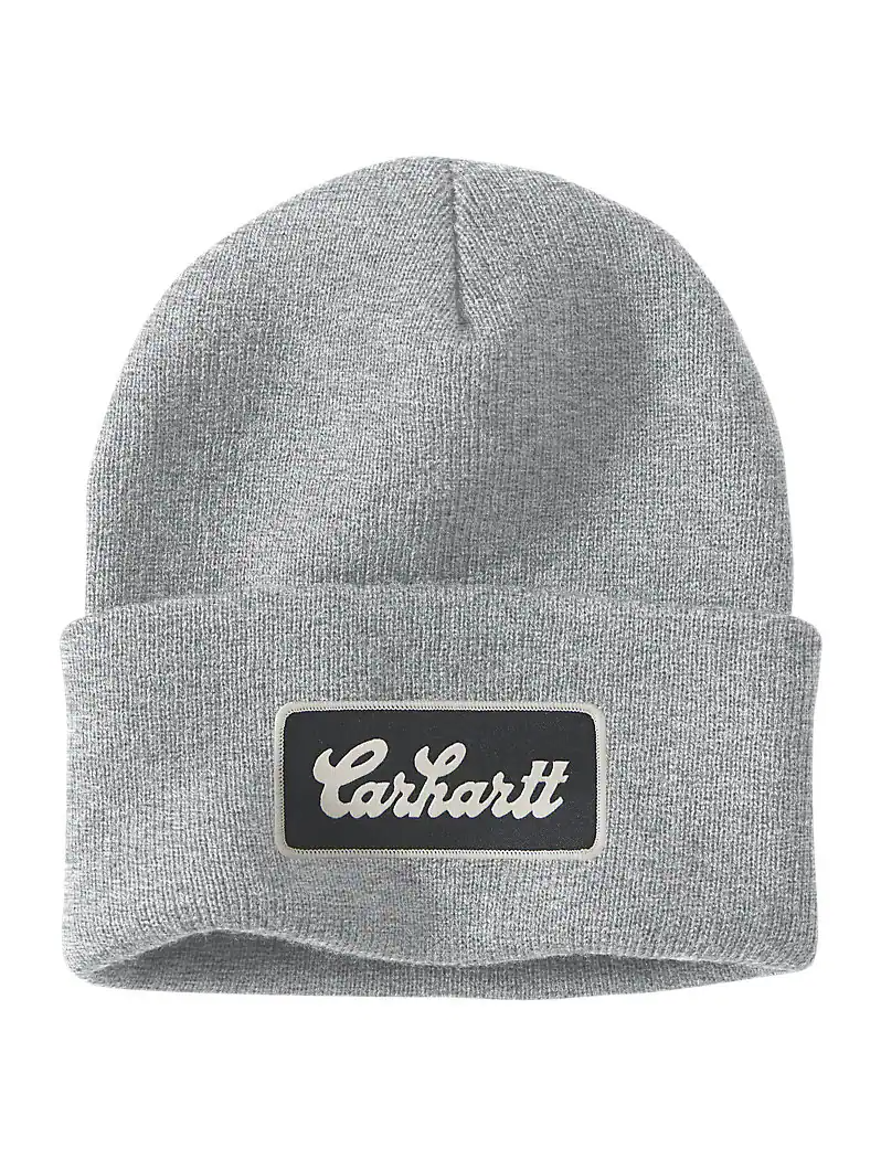 Carhartt Script Patch Beanie Wintermütze mit Patch Logo 107007