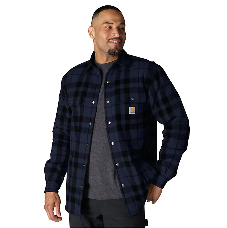 Carhartt Flannel Sherpa Lined Shirt Jacket Hemdjacke 107017
