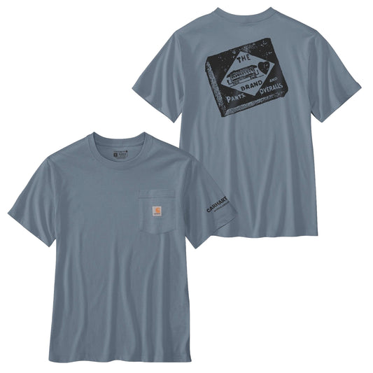 Carhartt Relaxed Fit Lightweight Pocket Short-Sleeve Streetcar Graphic T-Shirt 107052