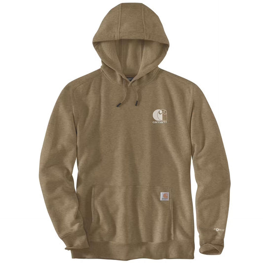Carhartt Force Logo Sweatshirt Night Fatigue Heather 107064