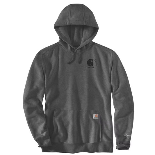 Carhartt Force Logo Sweatshirt Carbon Heather 107064