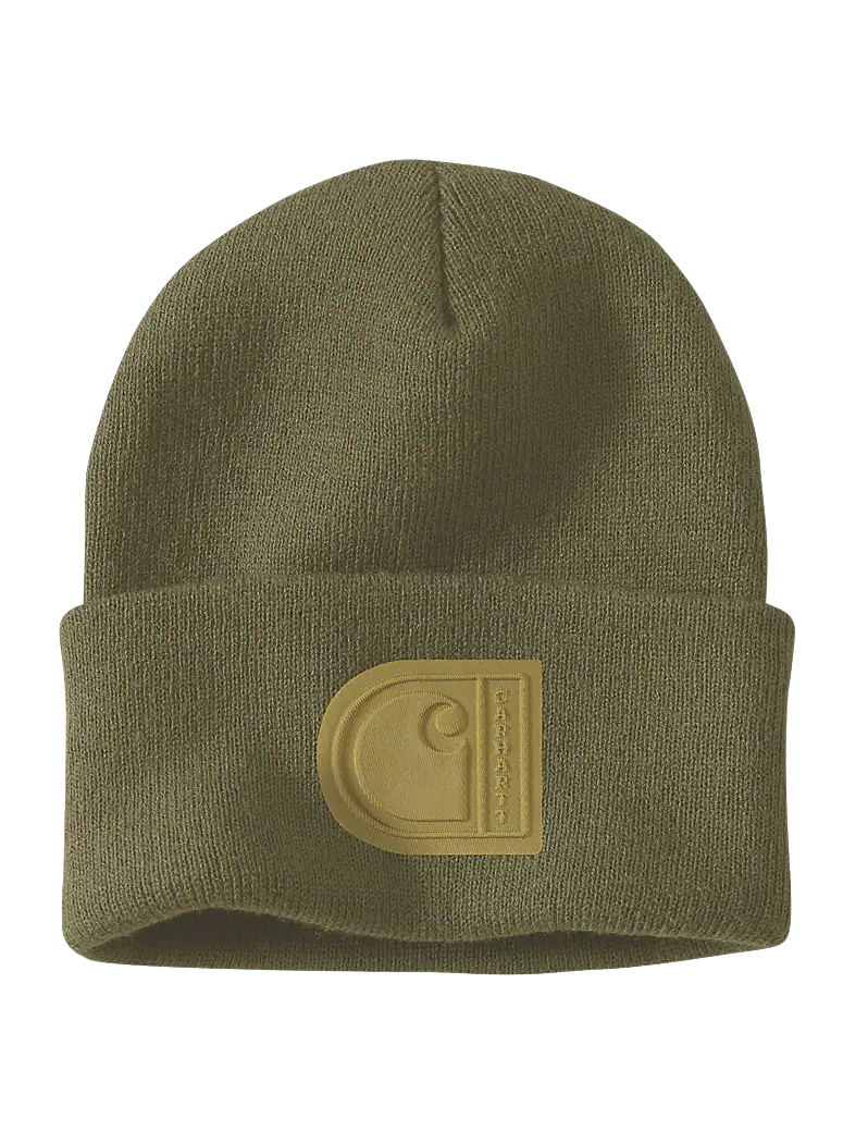Carhartt Cuffed C Patch Wintermütze mit Carhartt Logo 107190
