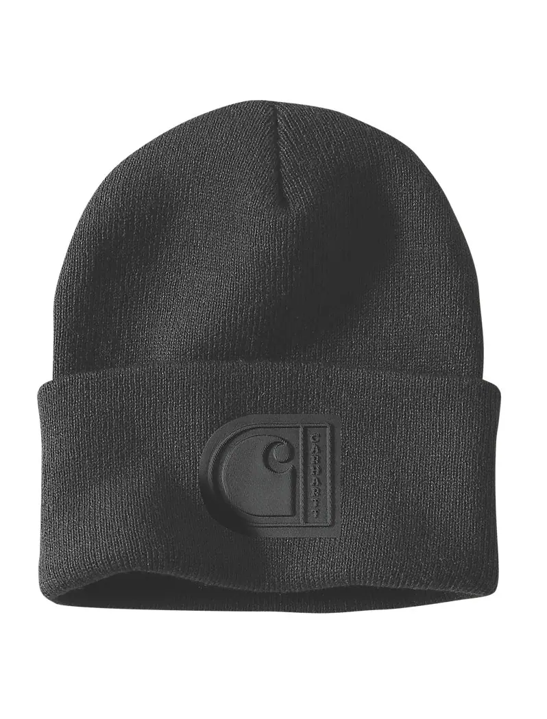 Carhartt Cuffed C Patch Wintermütze mit Carhartt Logo 107190