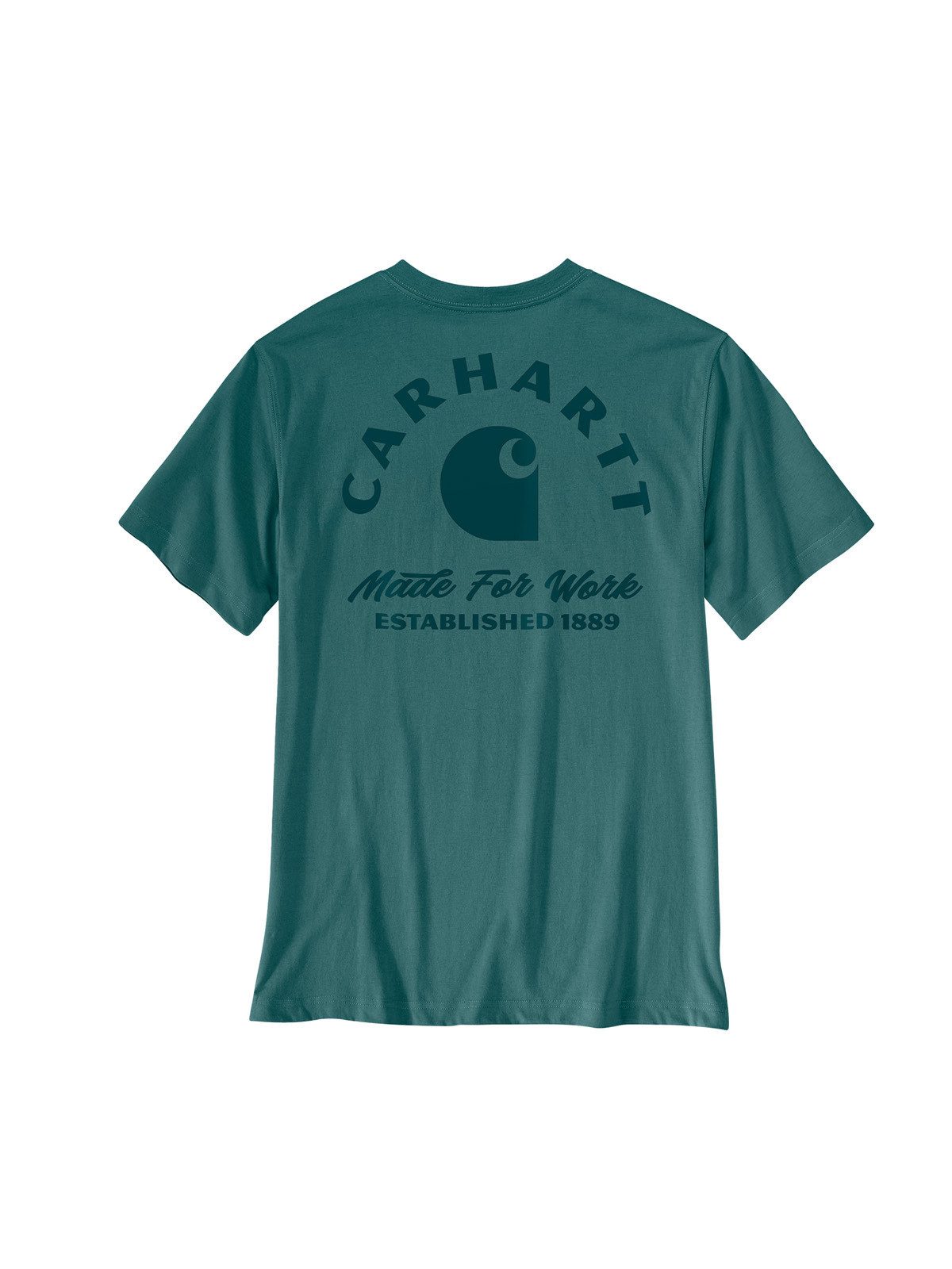 Carhartt Herren Irvine T-Shirt mit Brusttasche und Backprint 107317