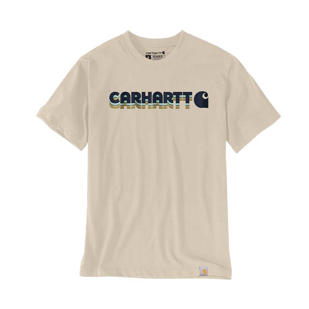 Carhartt Herren T-Shirt Irvine Layered Logo T-Shirt 107318