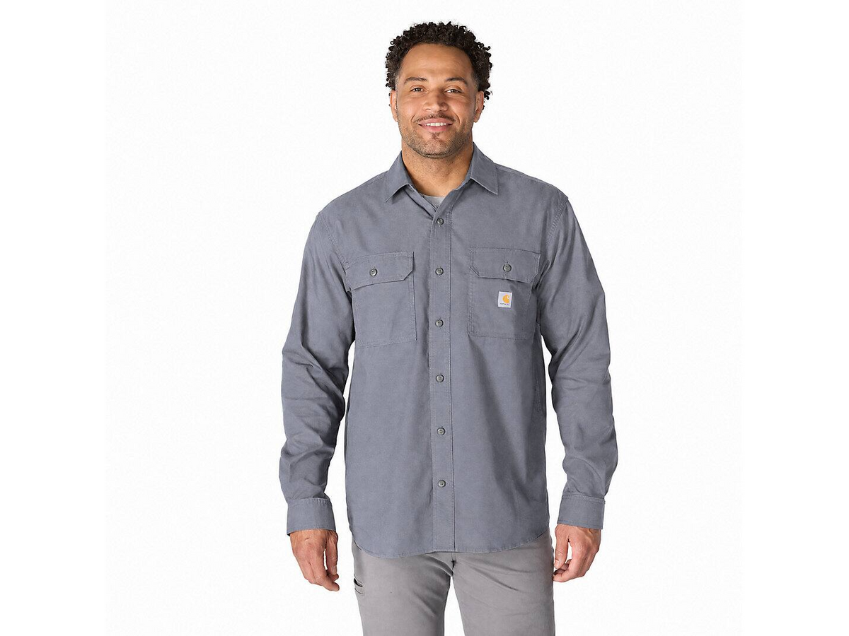 Carhartt Glenwood Herren Longsleeve 107685 Grau – Relaxed Fit Hemd
