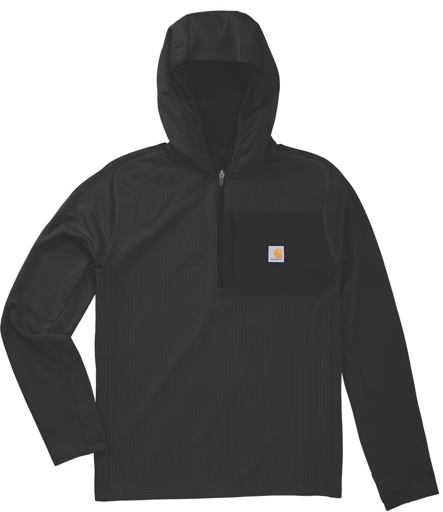 Carhartt Force Ironwood Relaxed Half-Zip Hoodie Schwarz 107741