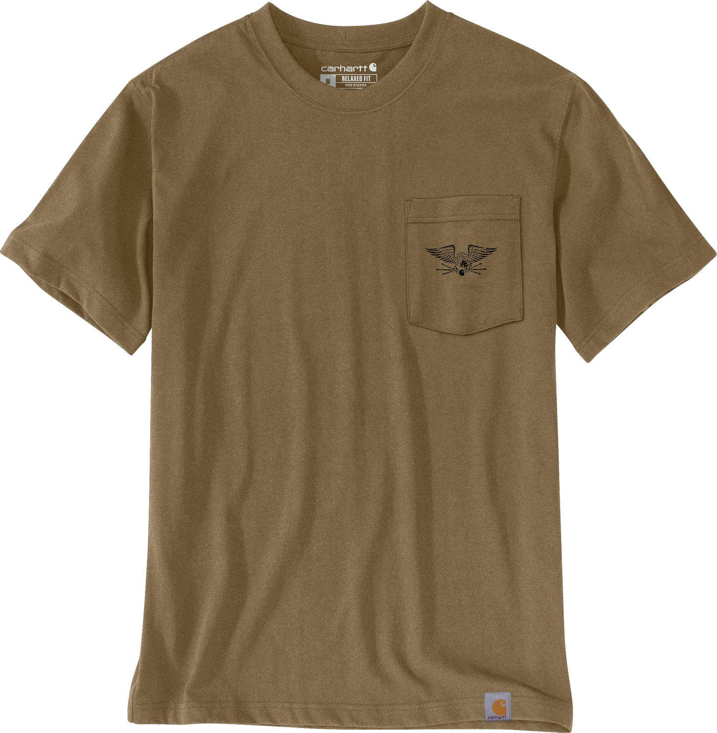 Carhartt Herren T-Shirt Irvine Hardwork Eagle Logo 107777