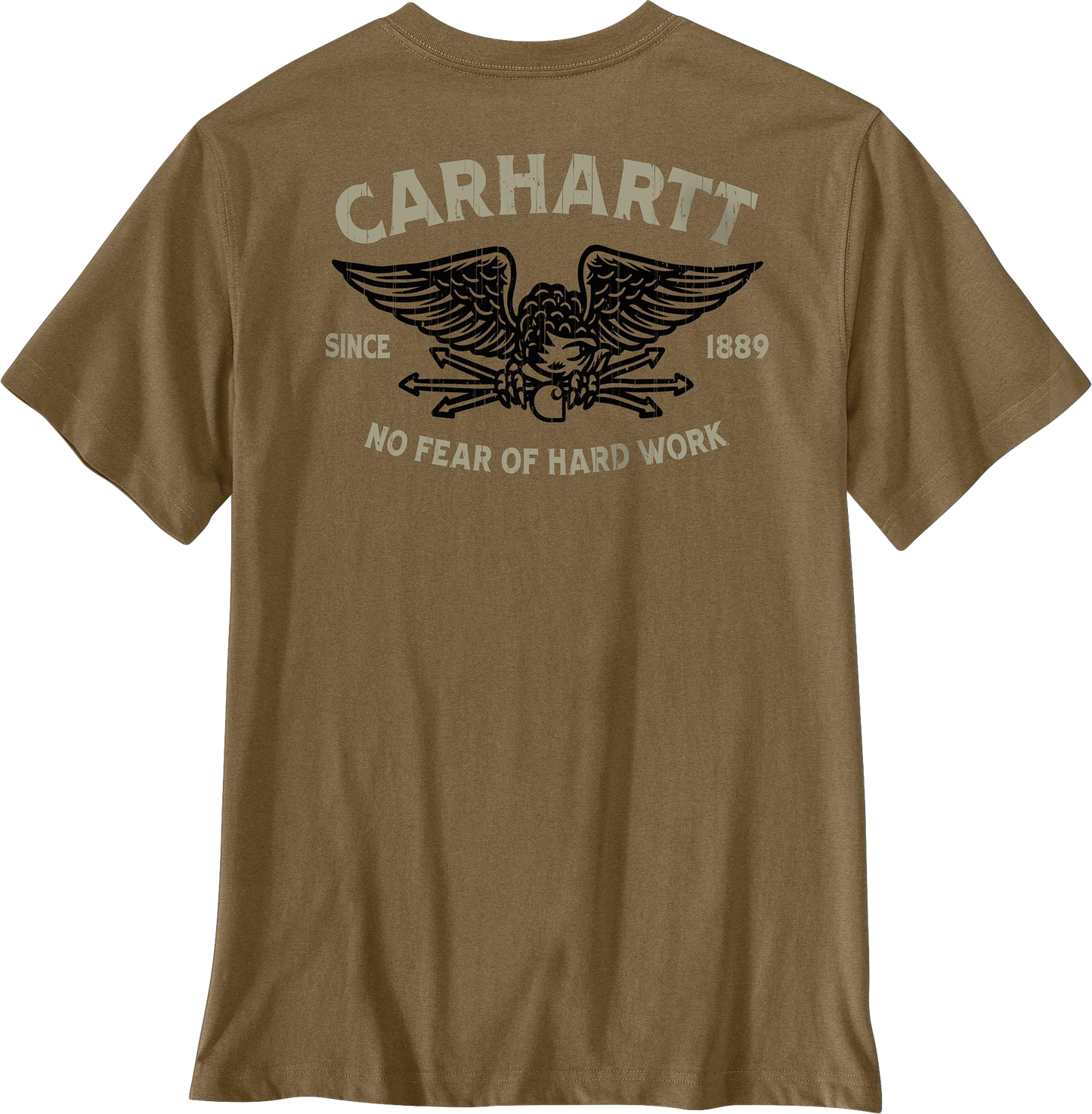 Carhartt Herren T-Shirt Irvine Hardwork Eagle Logo 107777