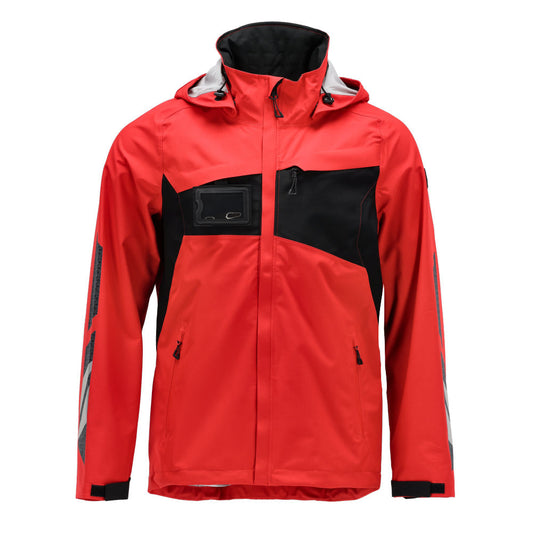 MASCOT® ACCELERATE Hard Shell Jacke Verkehrsrot/Schwarz 18001