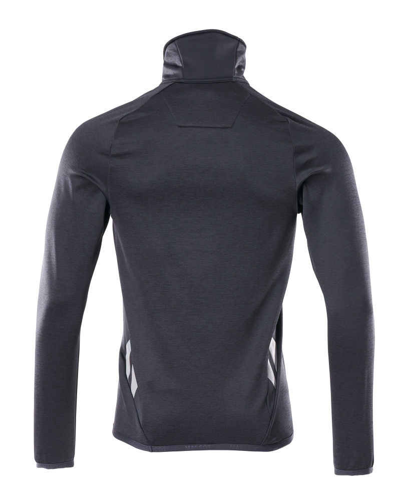 MASCOT® ACCELERATE Fleecepullover mit kurzem Reißverschluss Schwarzblau 18003