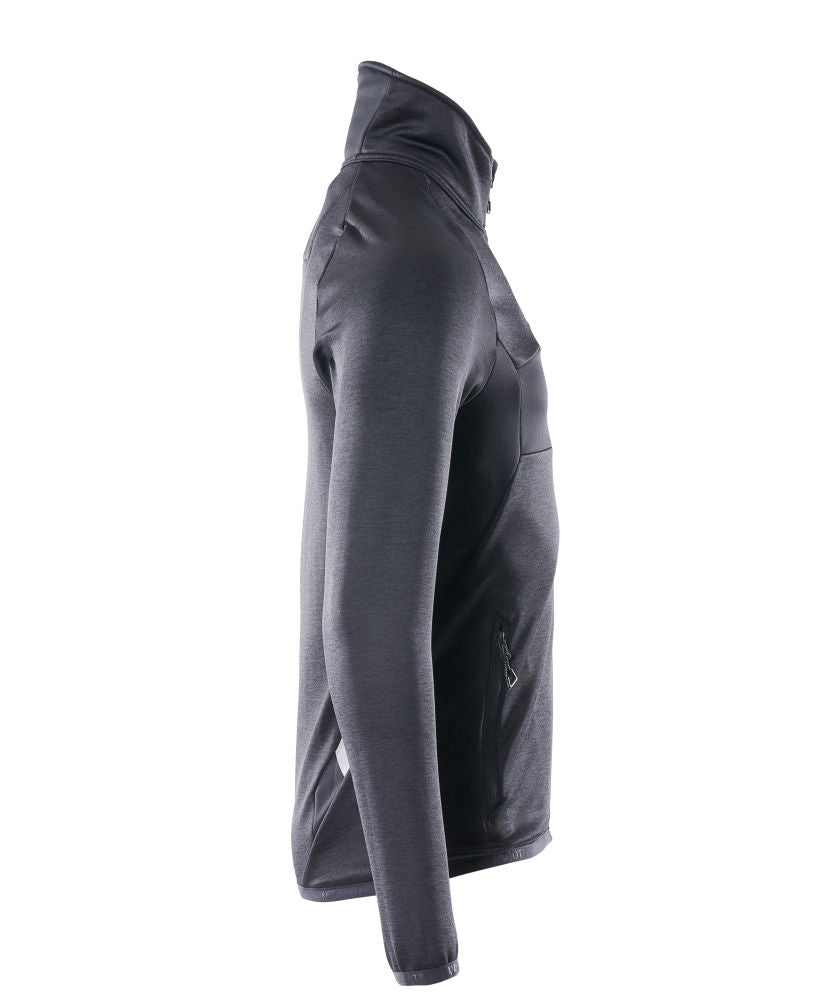 MASCOT® ACCELERATE Fleecepullover mit kurzem Reißverschluss Schwarzblau 18003