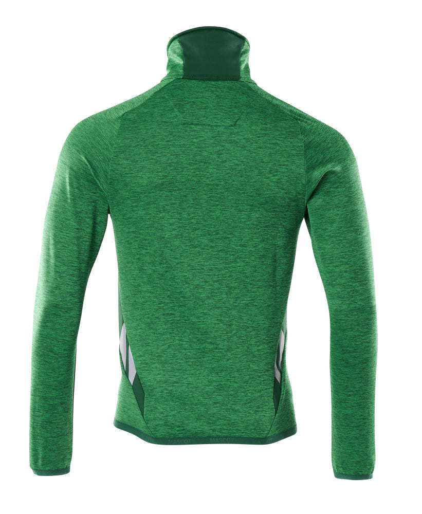 MASCOT® ACCELERATE Fleecepullover mit Reißverschluss Grasgrün/Grün 18103