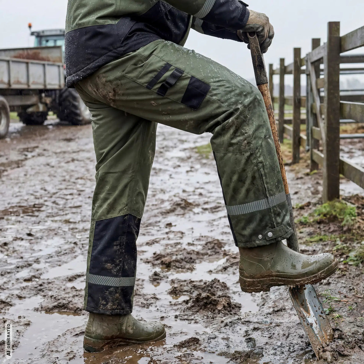 ELKA Working Xtreme Heavy-Duty-Überhose 182402 Olive/Schwarz