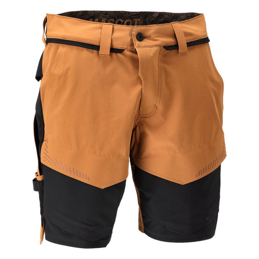 MASCOT® CUSTOMIZED Shorts Ultimate Stretch wasserabweisend Nussbraun/Schwarz 22149