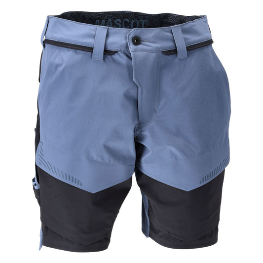 MASCOT® CUSTOMIZED Shorts Ultimate Stretch wasserabweisend Steinblau/Schwarzblau 22149