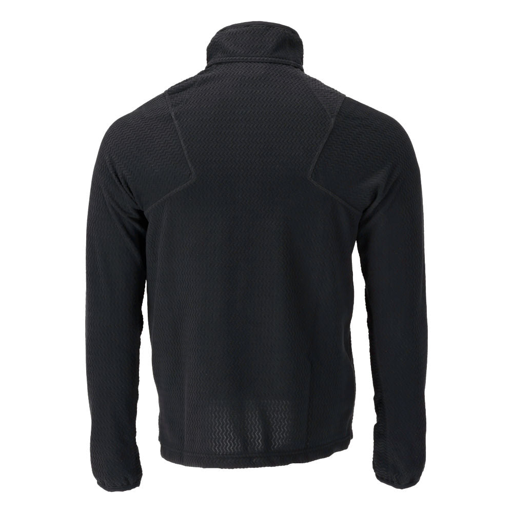 MASCOT® CUSTOMIZED Microfleece Pullover mit kurzem Reißverschluss Schwarz 22703