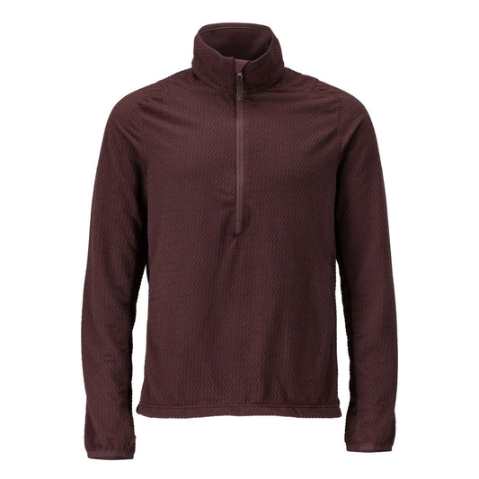 MASCOT® CUSTOMIZED Microfleece Pullover mit kurzem Reißverschluss Bordeaux 22703