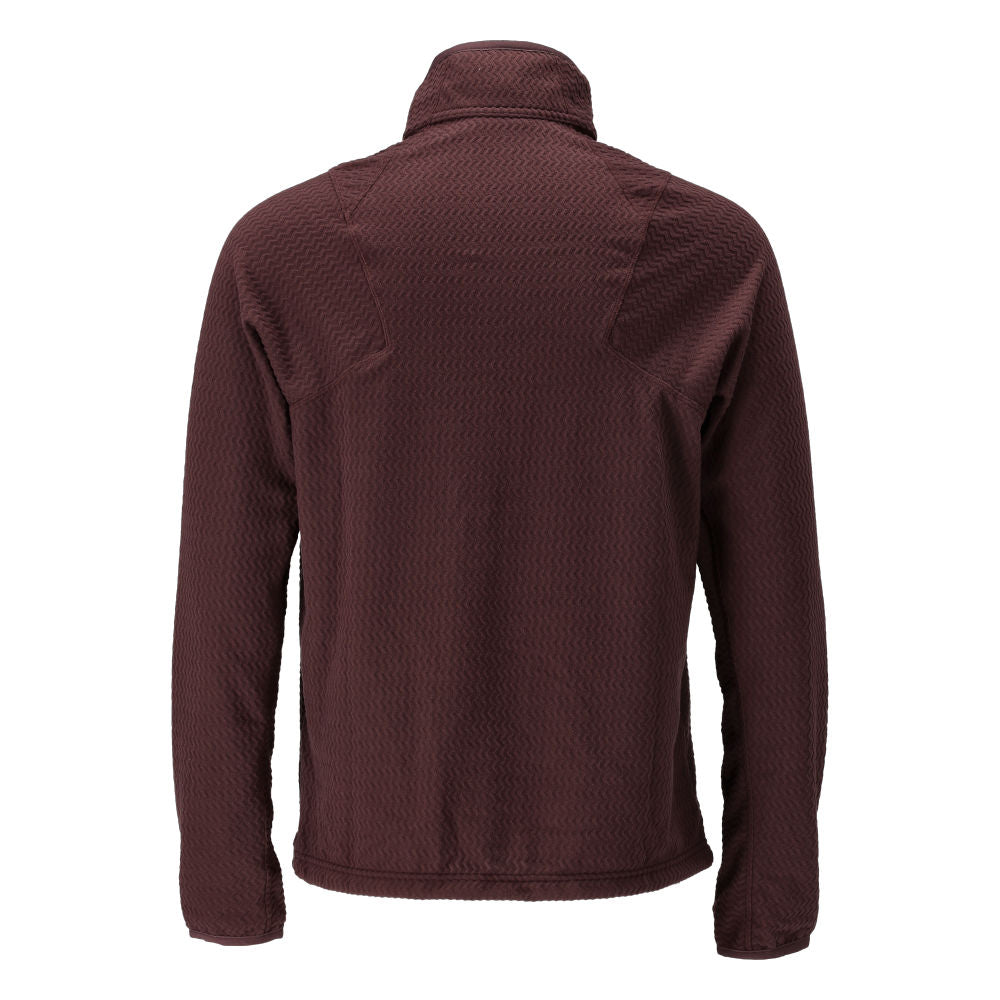 MASCOT® CUSTOMIZED Microfleece Pullover mit kurzem Reißverschluss Bordeaux 22703