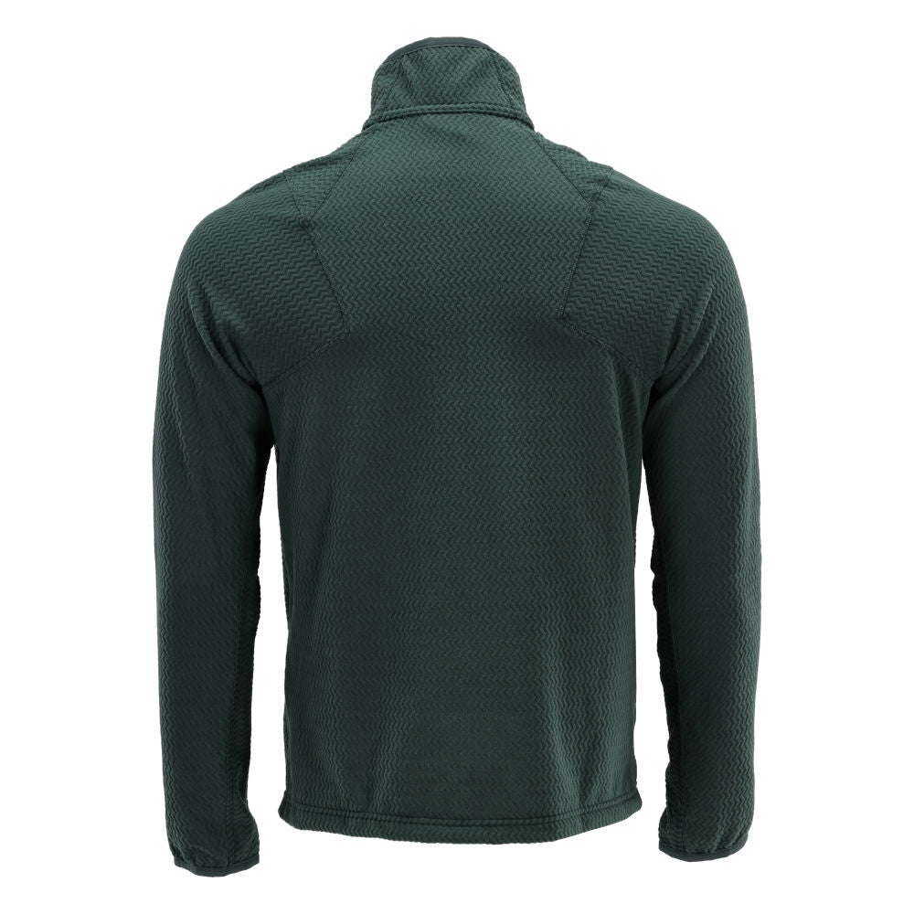 MASCOT® CUSTOMIZED Microfleece Pullover mit kurzem Reißverschluss Waldgrün 22703