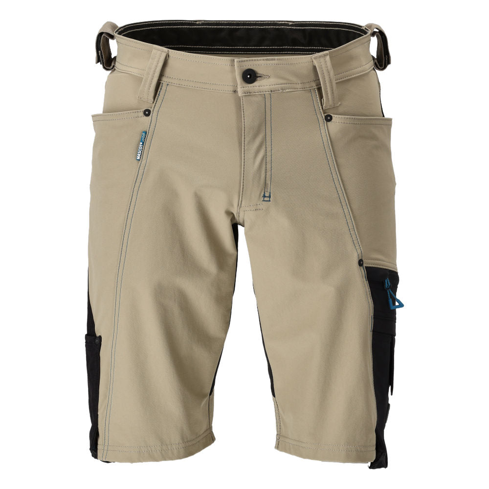 MASCOT® ADVANCED Shorts Ultimate Stretch Khaki/Schwarz 23149