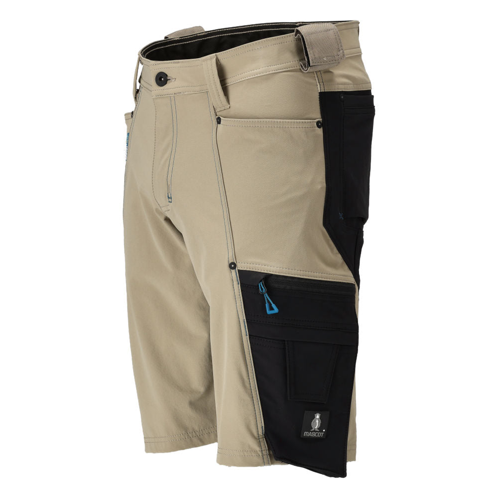 MASCOT® ADVANCED Shorts Ultimate Stretch Khaki/Schwarz 23149