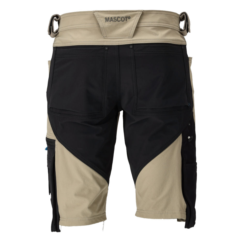MASCOT® ADVANCED Shorts Ultimate Stretch Khaki/Schwarz 23149