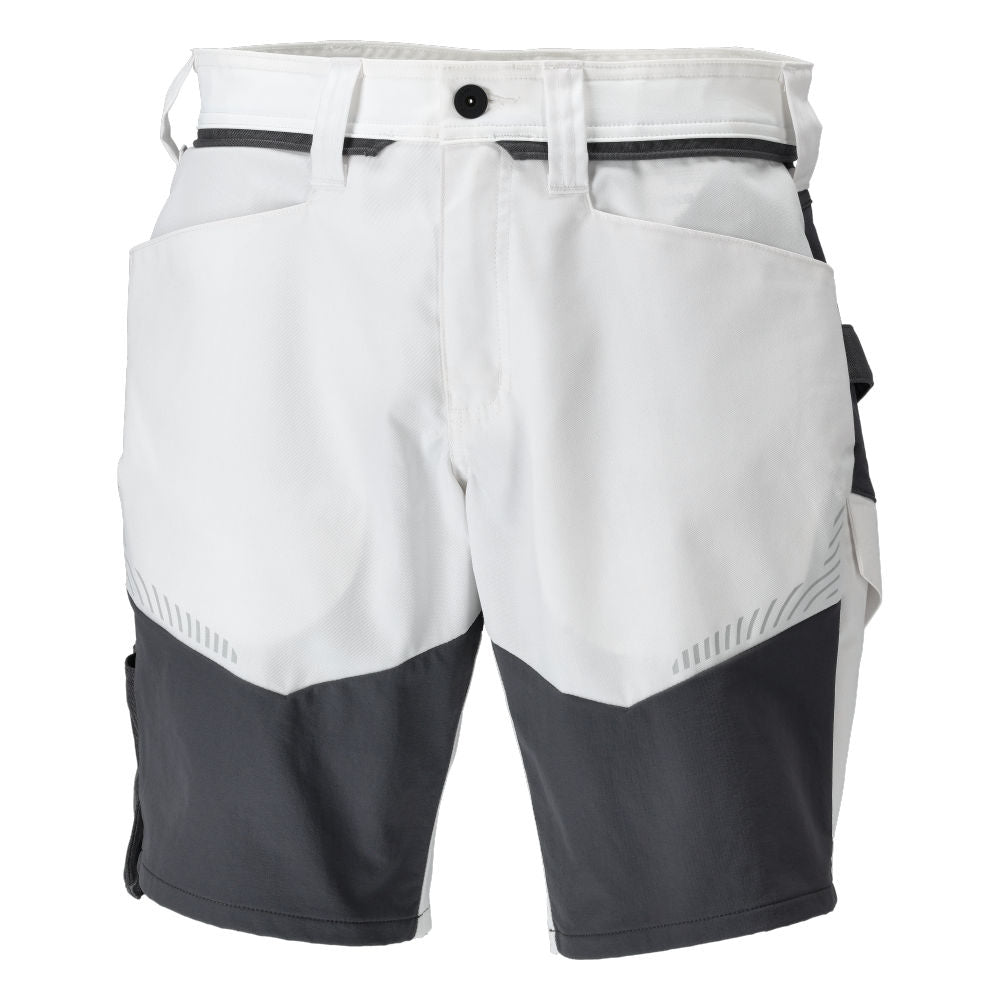 MASCOT® CUSTOMIZED Shorts mit Stretch Zones Weiß/Anthrazit 25149