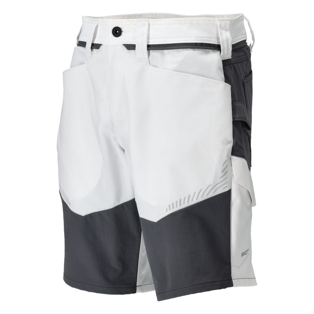 MASCOT® CUSTOMIZED Shorts mit Stretch Zones Weiß/Anthrazit 25149