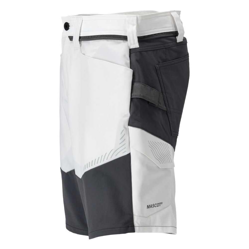 MASCOT® CUSTOMIZED Shorts mit Stretch Zones Weiß/Anthrazit 25149