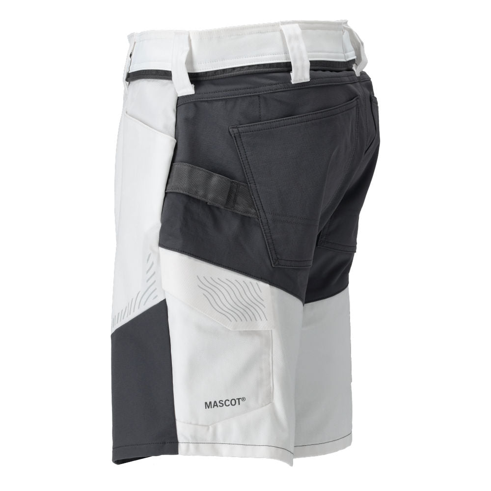 MASCOT® CUSTOMIZED Shorts mit Stretch Zones Weiß/Anthrazit 25149