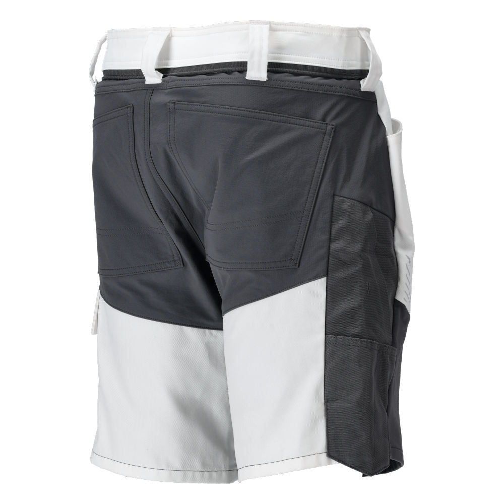 MASCOT® CUSTOMIZED Shorts mit Stretch Zones Weiß/Anthrazit 25149