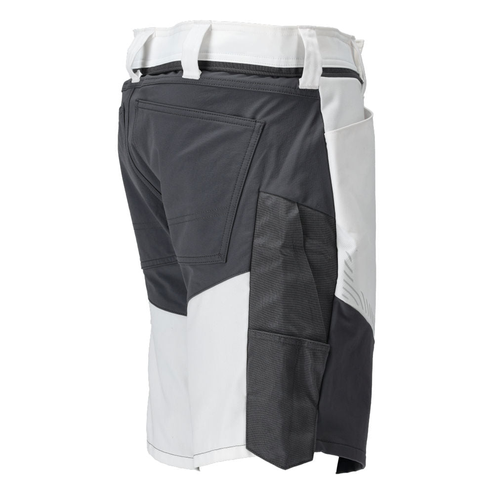 MASCOT® CUSTOMIZED Shorts mit Stretch Zones Weiß/Anthrazit 25149