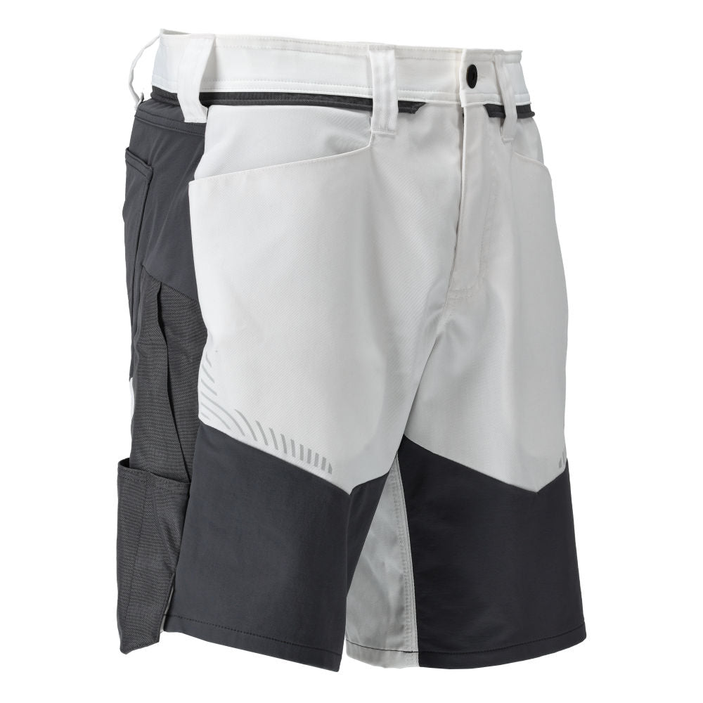 MASCOT® CUSTOMIZED Shorts mit Stretch Zones Weiß/Anthrazit 25149