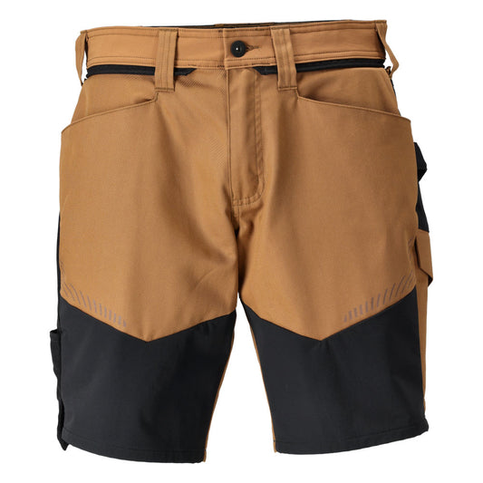 MASCOT® CUSTOMIZED Shorts mit Stretch Zones Nussbraun/Schwarz 25149