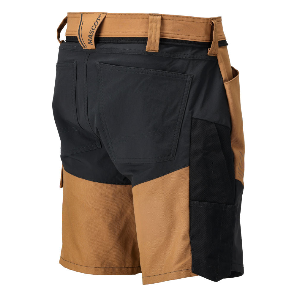 MASCOT® CUSTOMIZED Shorts mit Stretch Zones Nussbraun/Schwarz 25149